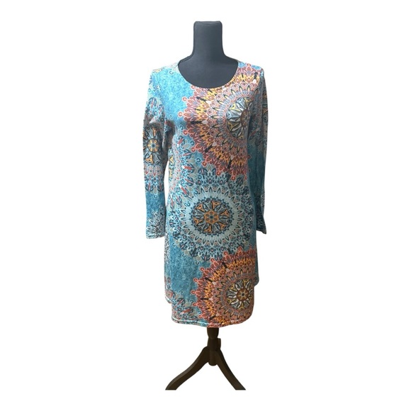 Dresses & Skirts - Multicolor Mandala Print Dress